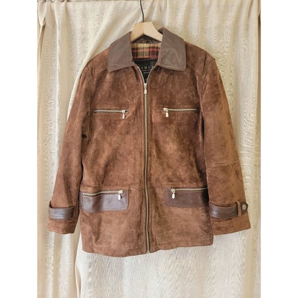 Winlit Other - Vintage Winlit New York Men's Leather Suede Jacket- M